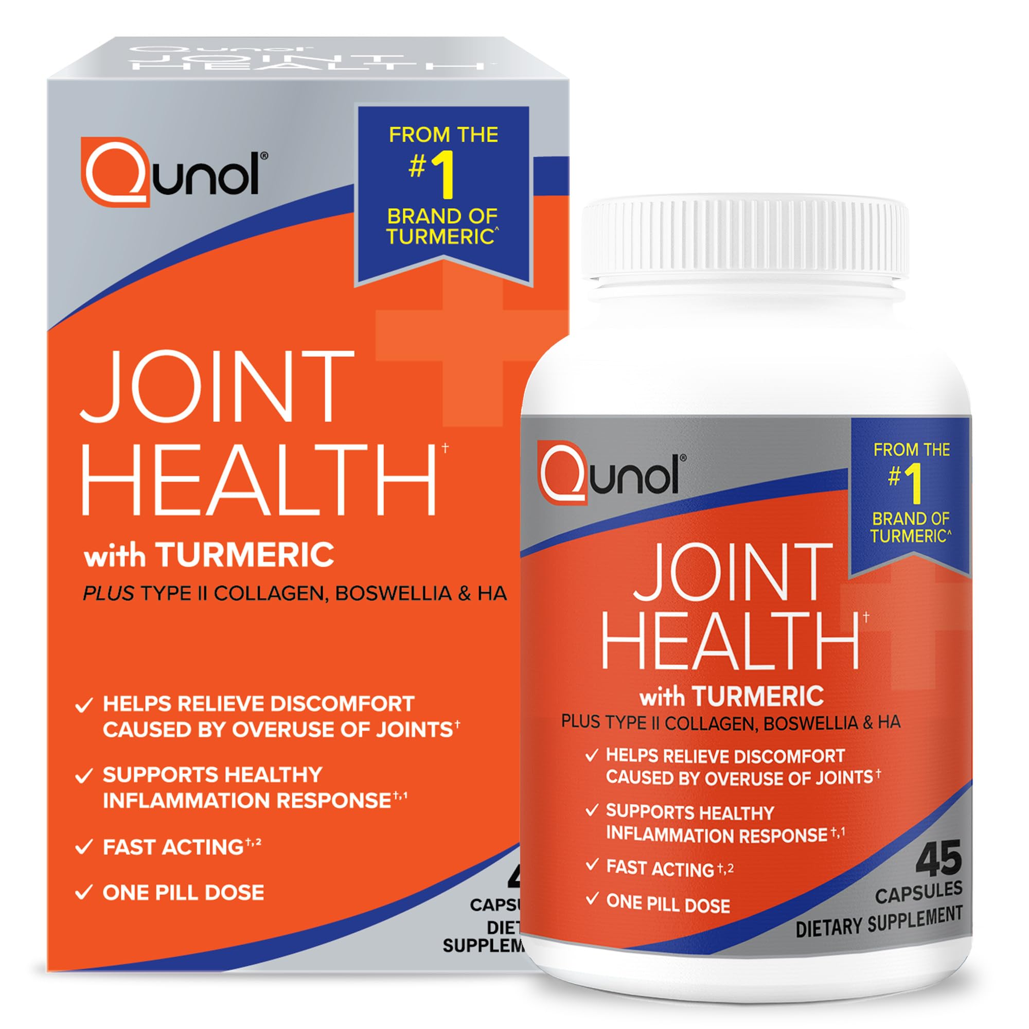 Qunol 5-in-1 Joint Health Support Capsules Tampilan Utama