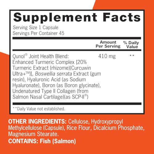 Qunol 5-in-1 Joint Health Support Capsules Informasi Kemasan